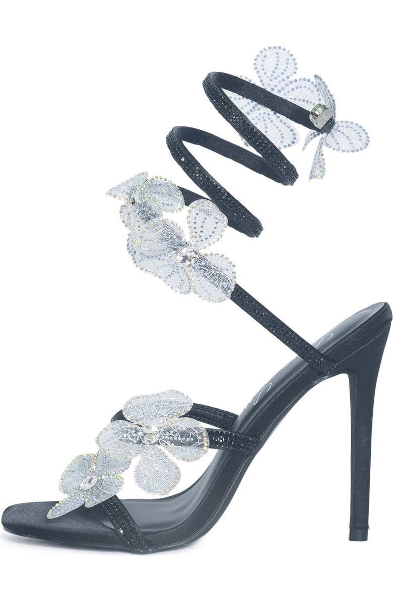 Lauren Lorraine Victoria Sandals, Alternate, color, Black