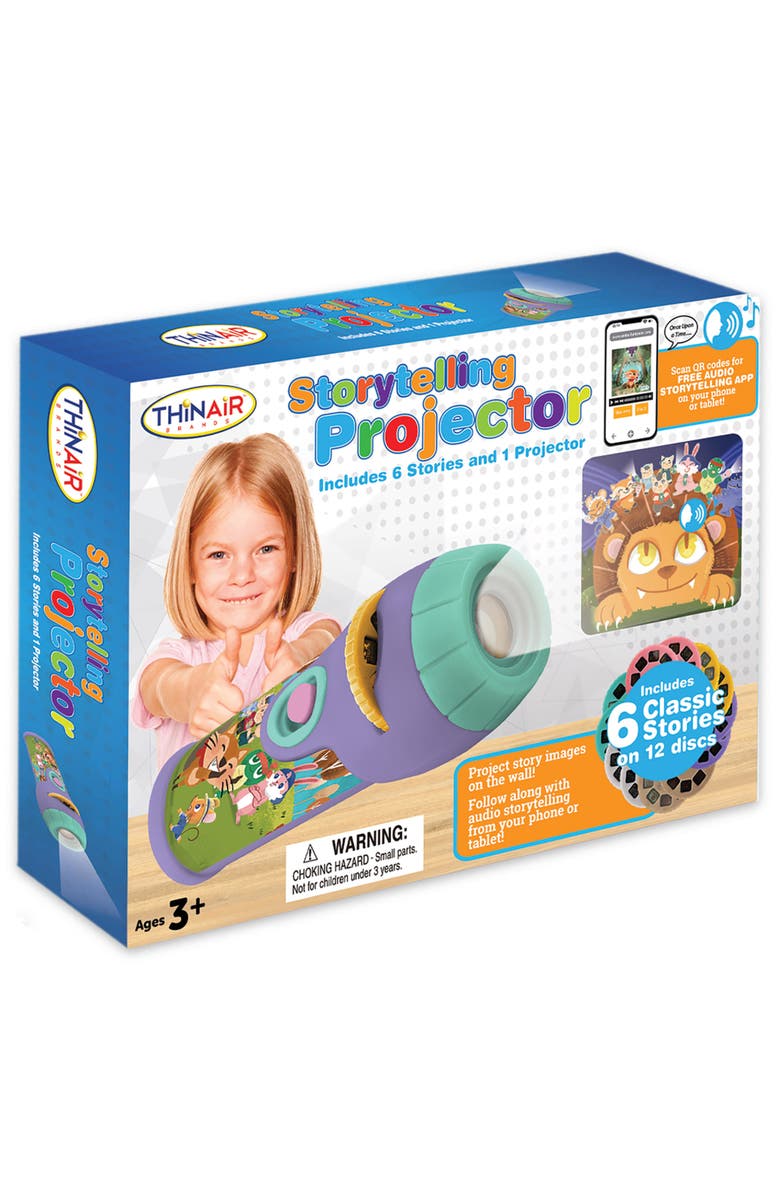 Playful Minds Storytelling Projector, 6 Stories, 12 Slides, Alternate, color,