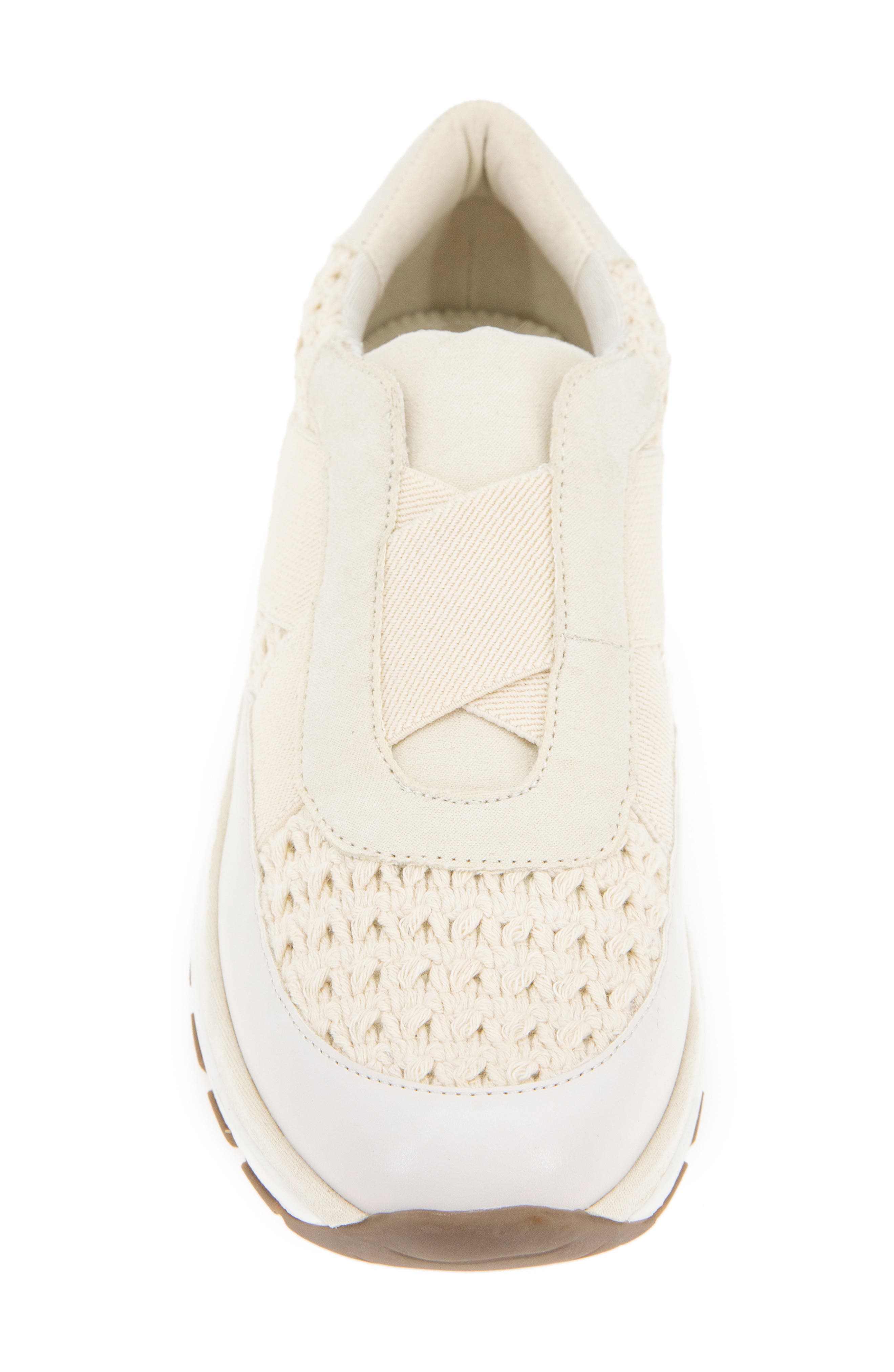 Kenneth Cole Reaction Klancy Sneaker, Alternate, color, Porcelain Crochet