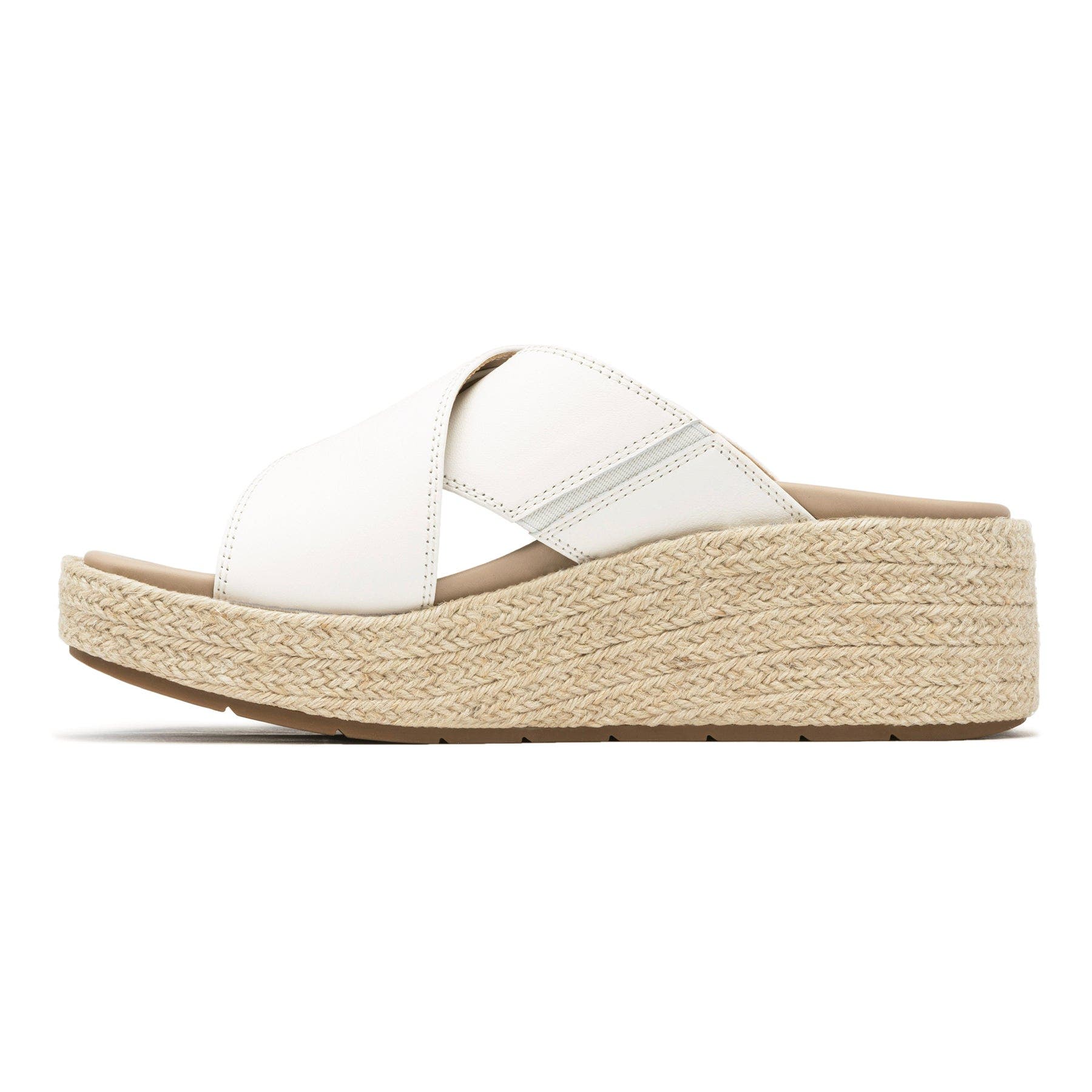 Solstice Cross Slide, Alternate, color, Coconut Milk - Regular