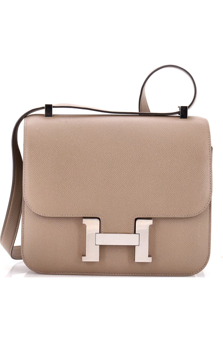 Pre-Owned Hermes Constance Bag Epsom 24, Main, color, Etoupe