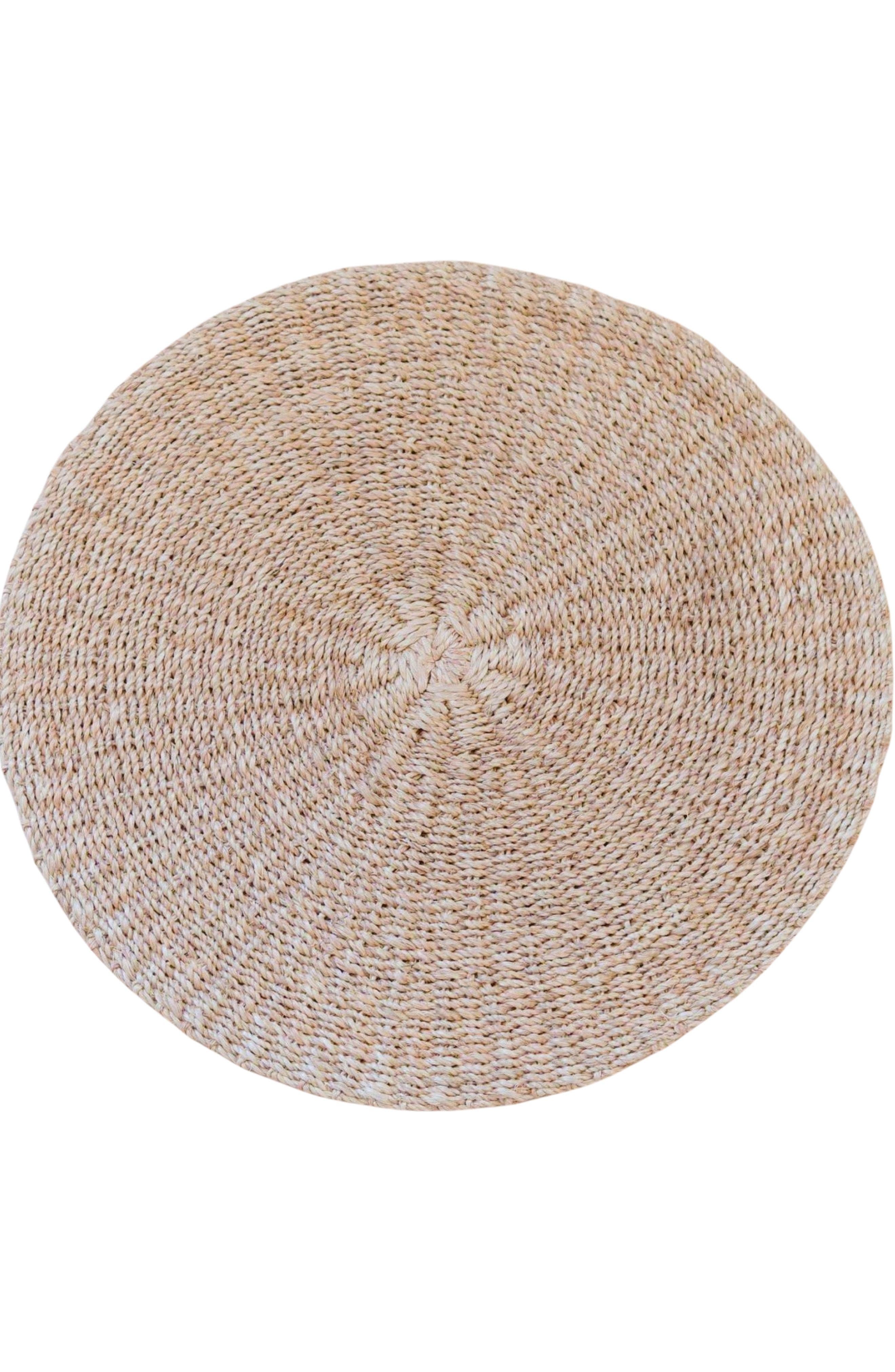 Likha Abaca Round Placemats, Set Of 2 In Brown