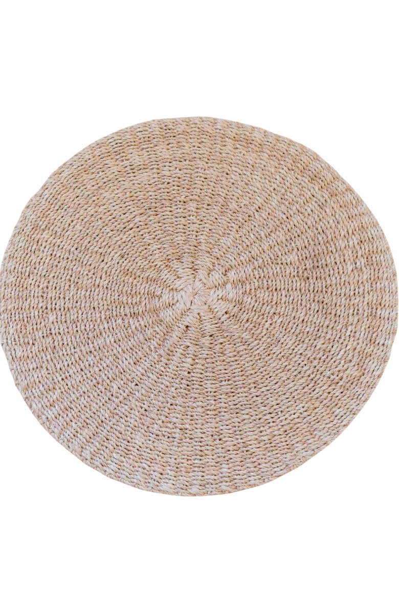 LIKHA Abaca Round Placemats, Set of 2, Main, color, Natural