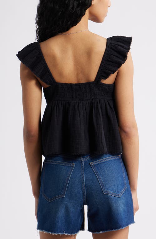 BP. BP. COTTON GAUZE BABYDOLL TOP 