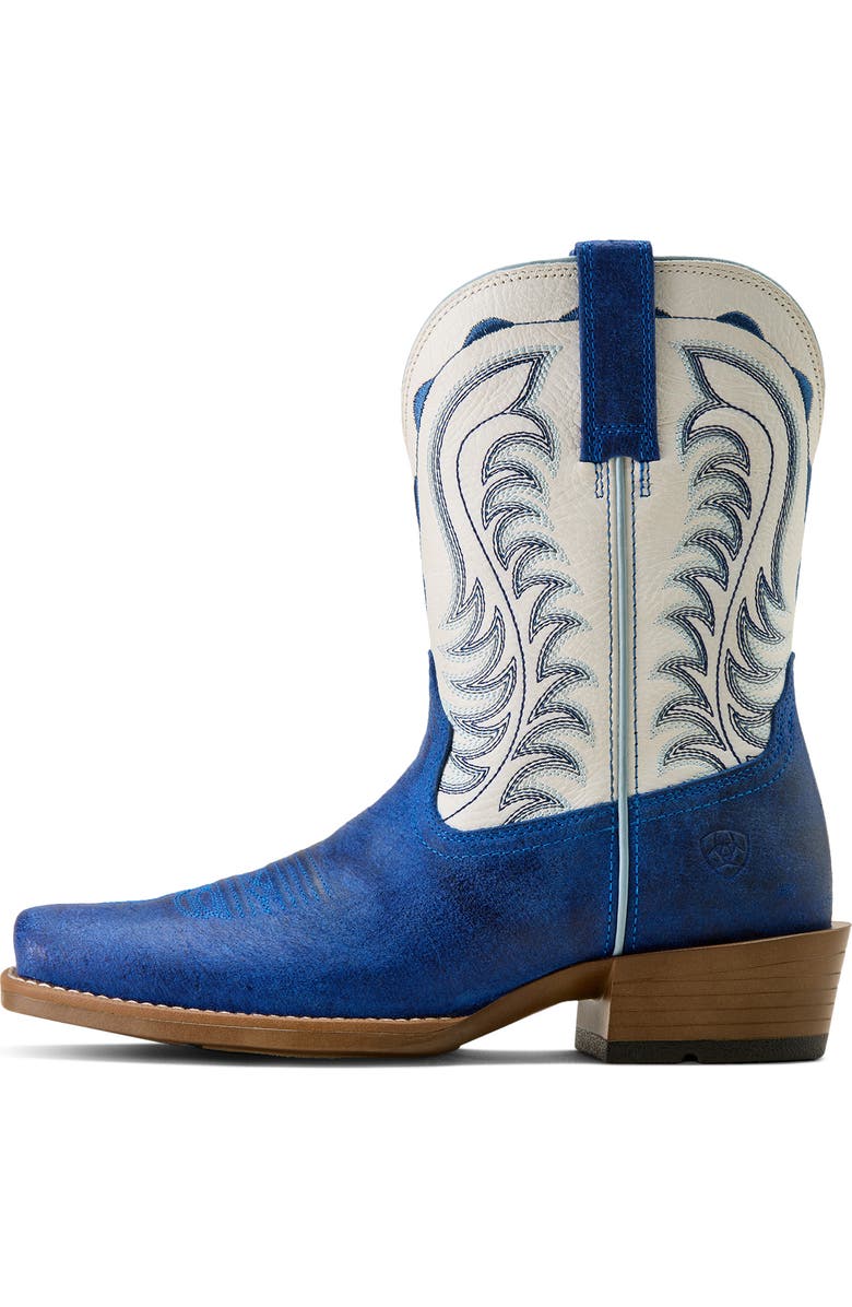 Ariat Salina Narrow Cutter Toe Western Boot, Alternate, color, Blueberry