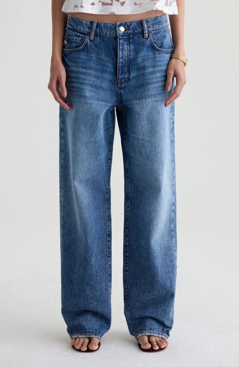 Billie High Waist Straight Leg Jeans (American Riviera)