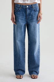 AG Billie High Waist Straight Leg Jeans