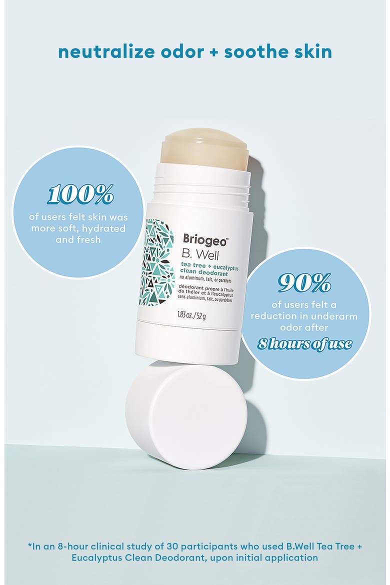 B. Well Tea Tree + Eucalyptus Clean Deodorant, Alternate, color, NO COLOR