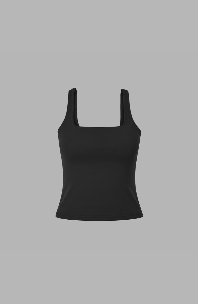 Blvck Tank Top with Built In Bra, Main, color, Black