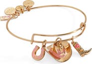 Alex and Ani Barbie Western Trio Charm Bangle Bracelet