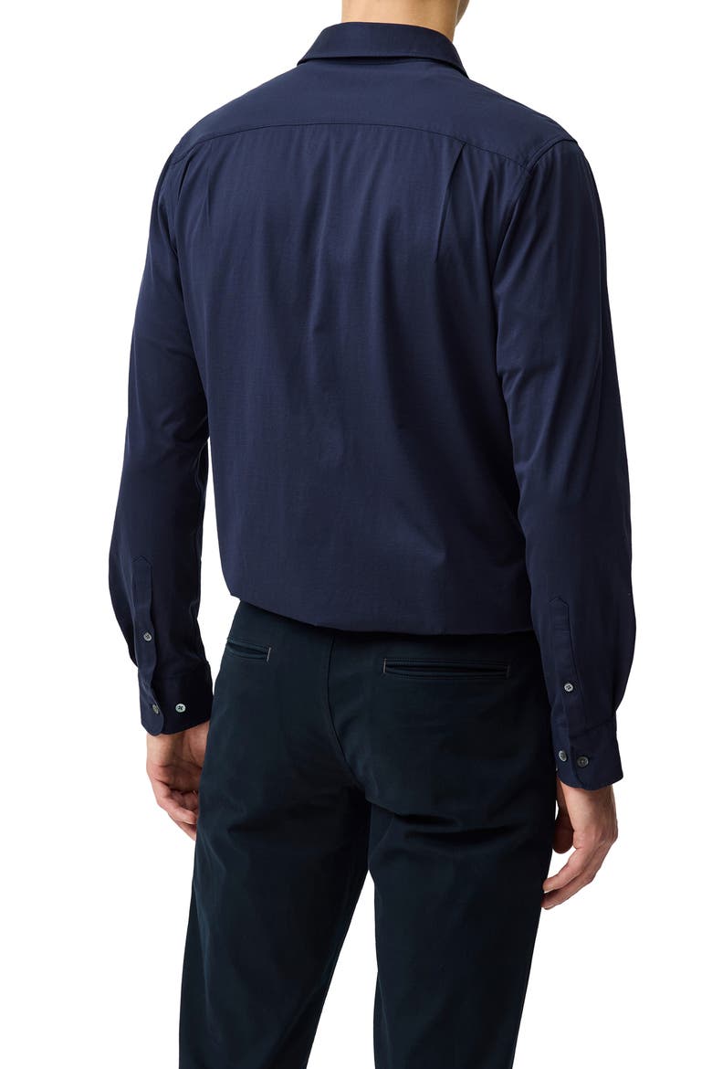 Ascot Park Button-Up Shirt, Alternate, color, INK