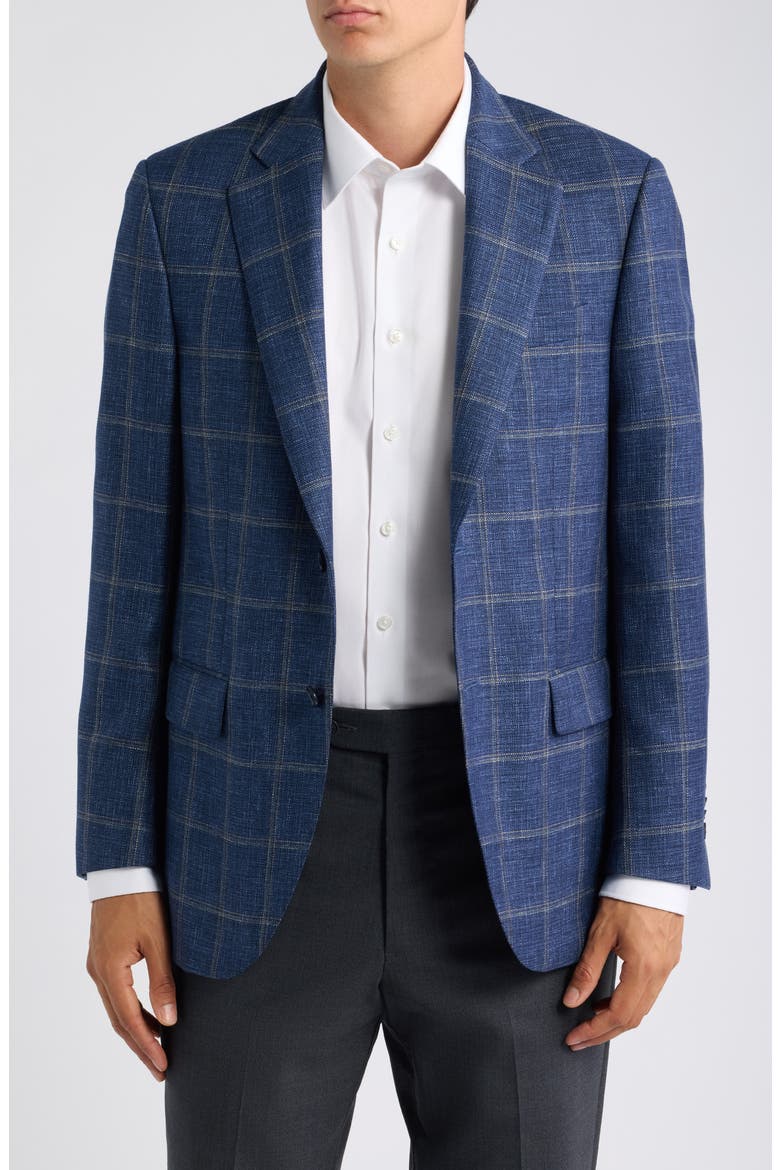 Flynn Classic Wool Sport Coat, Main, color, BLUE