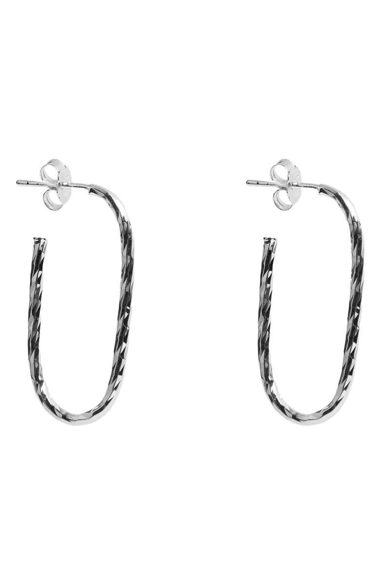 ARGENTO VIVO Twist U-Hoop Earrings, Main, color, 