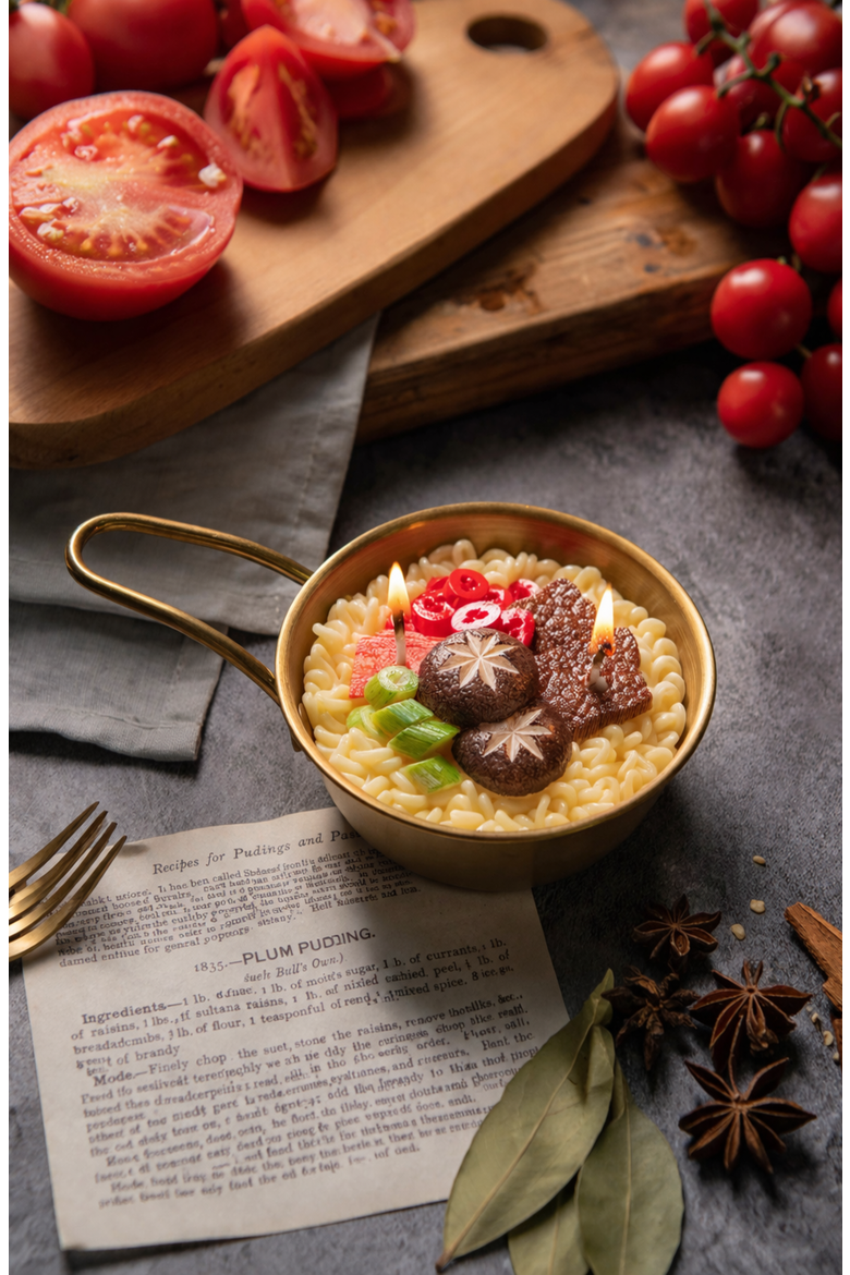 Ramen Noodle Candle, Alternate, color, None