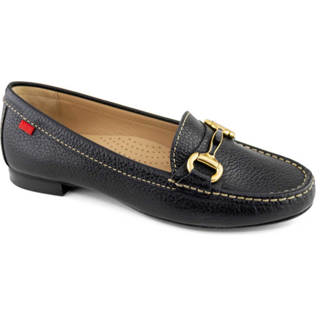 Marc Joseph New York Grand Street Leather Buckle Loafer In Black