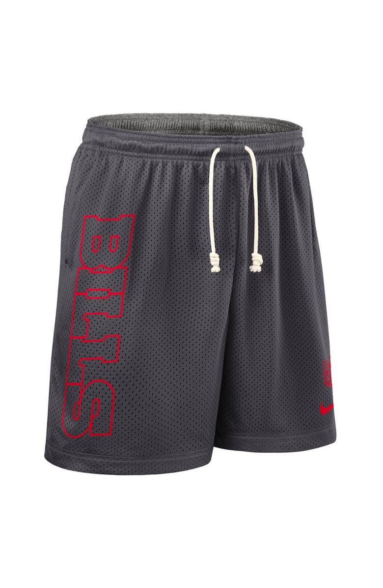Nike Men's Nike Gray Buffalo Bills Sideline Reversible Performance Shorts, Alternate, color, Gray