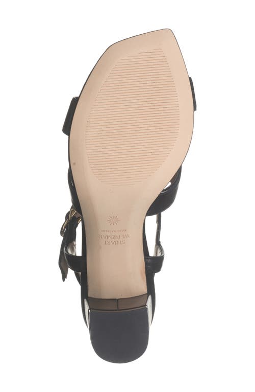 Stuart Weitzman Woman Sandals Black Size 7.5 Leather In Black