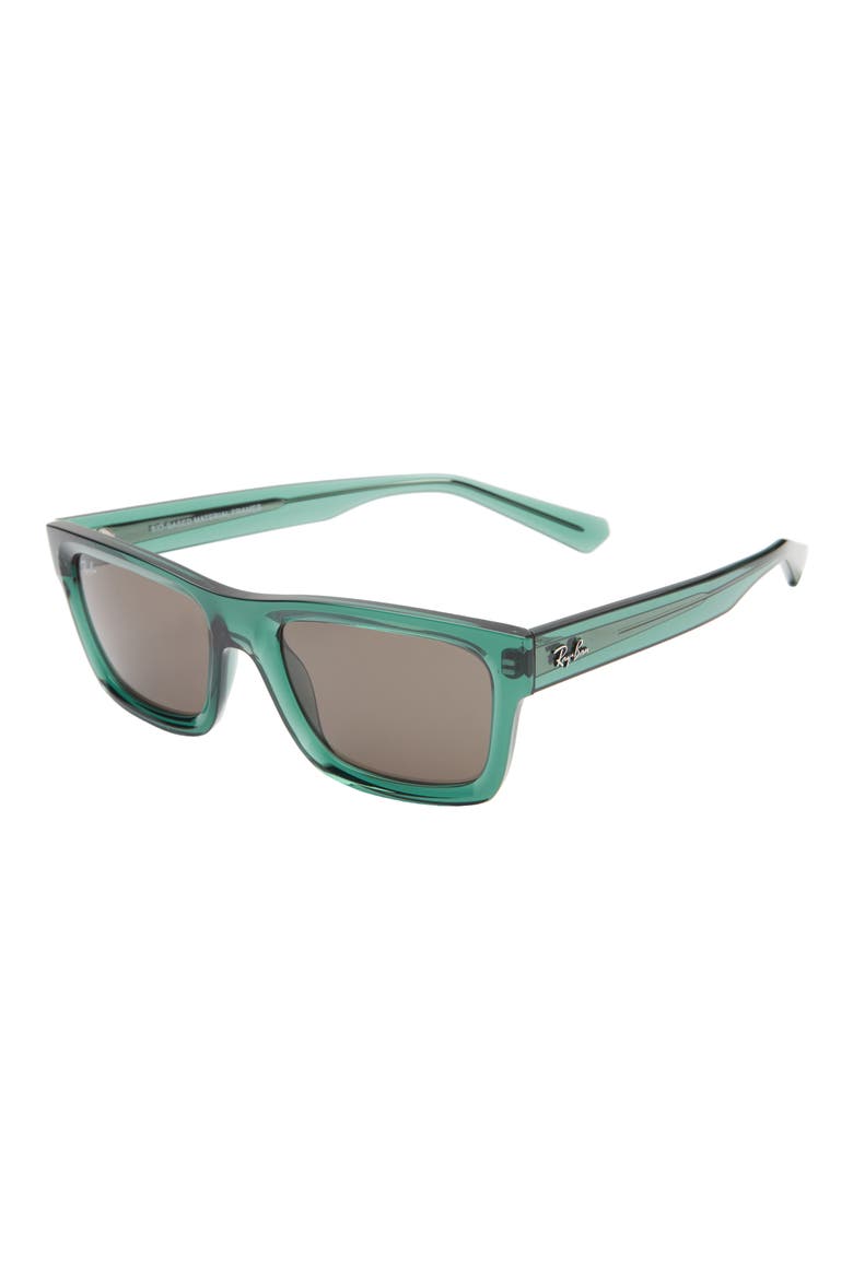 Warren 54mm Rectangular Sunglasses, Alternate, color, TRANSPARENT GREEN