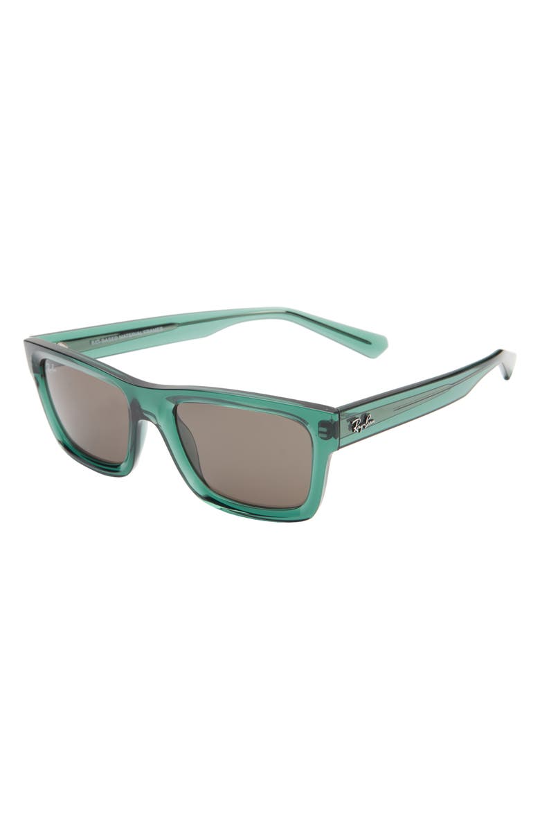 Ray-Ban Warren 54mm Rectangular Sunglasses, Alternate, color, Transparent Green