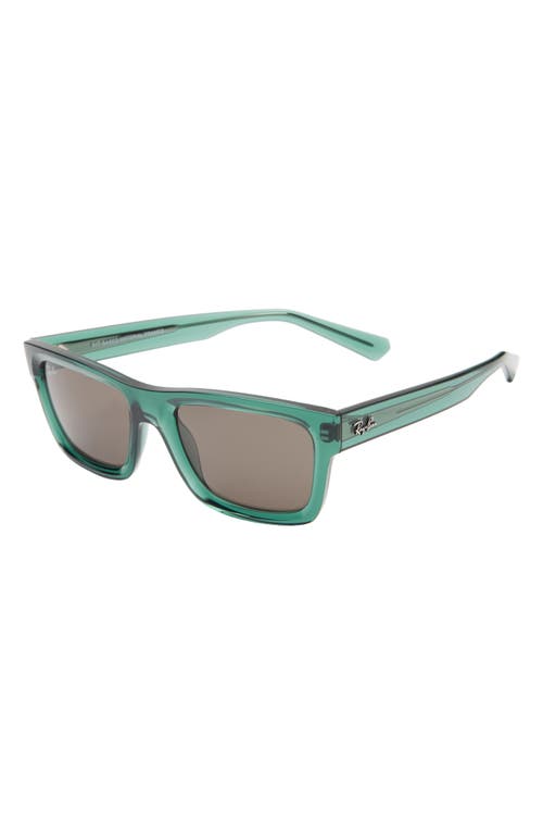 Ray Ban Warren 54mm Rectangular Sunglasses In Green