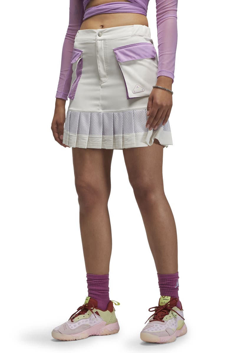 Jordan 23 Engineered Pleated Cargo Skirt, Main, color,