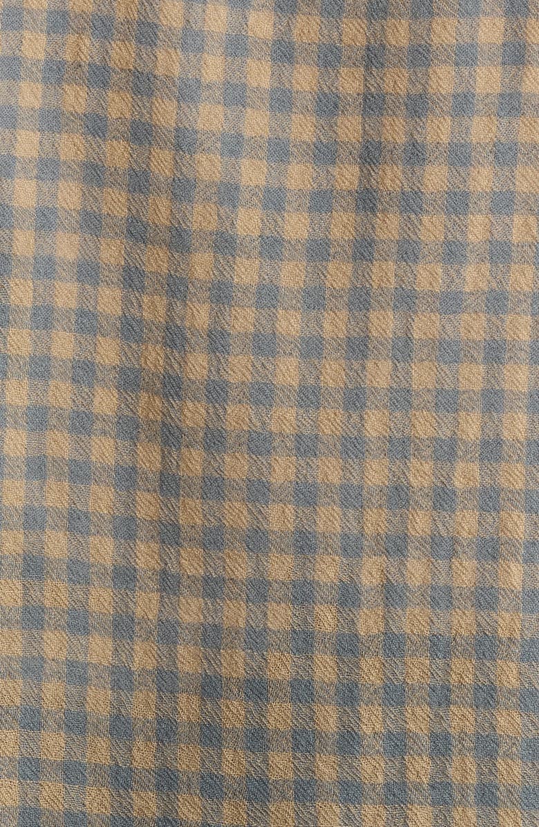 FRAME Plaid Wool Button-Up Shirt, Alternate, color, Blue/ Beige Plaid