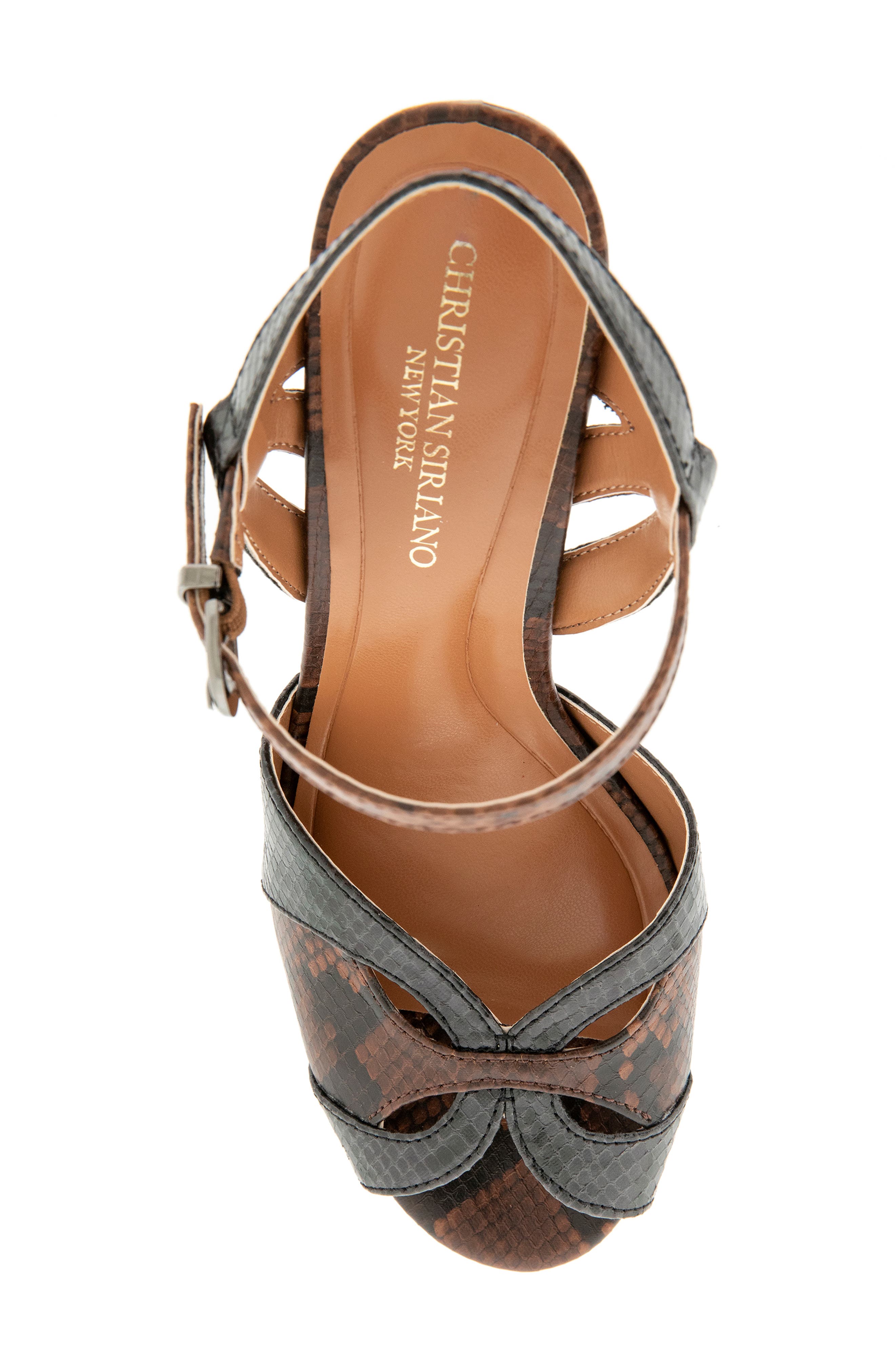 Nimily Platform Sandal, Alternate, color, BLACK/ BROWN