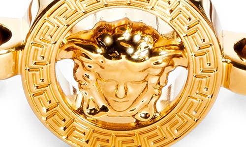Versace Medusa Leather Bracelet