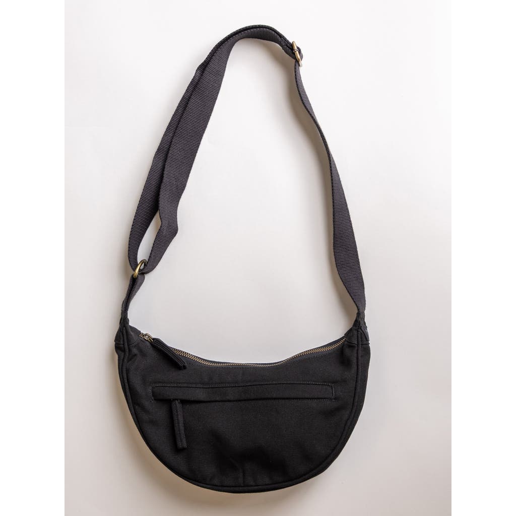 Terra Thread Organic Cotton Crossbody Bag In Black