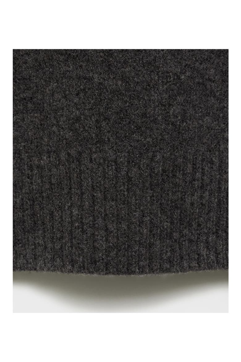 Crewneck Raglan Sleeve Sweater, Alternate, color, CHARCOAL
