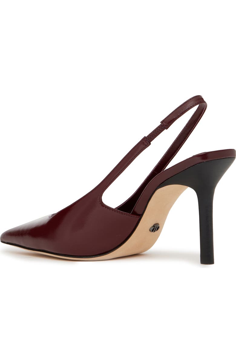 PAIGE Sienna Pointed Toe Slingback Pump, Alternate, color, Cranberry