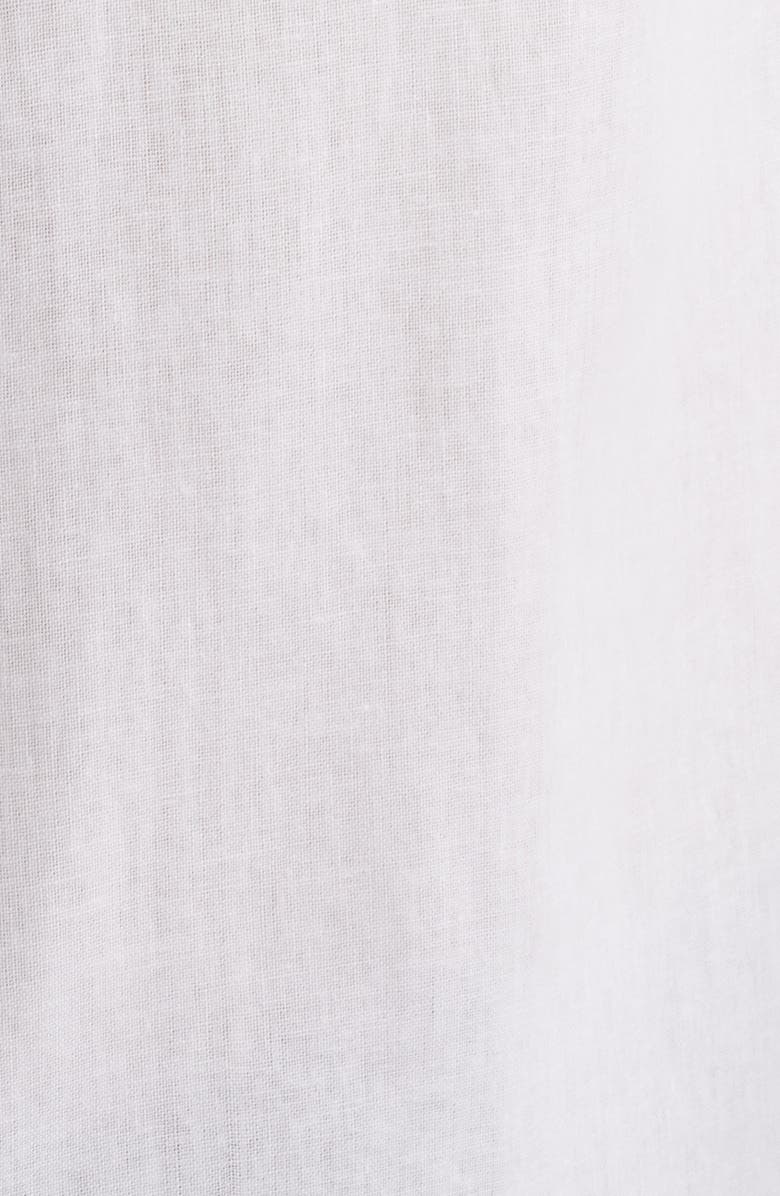 Mack Weldon Linen Button-Up Shirt, Alternate, color, Bright White