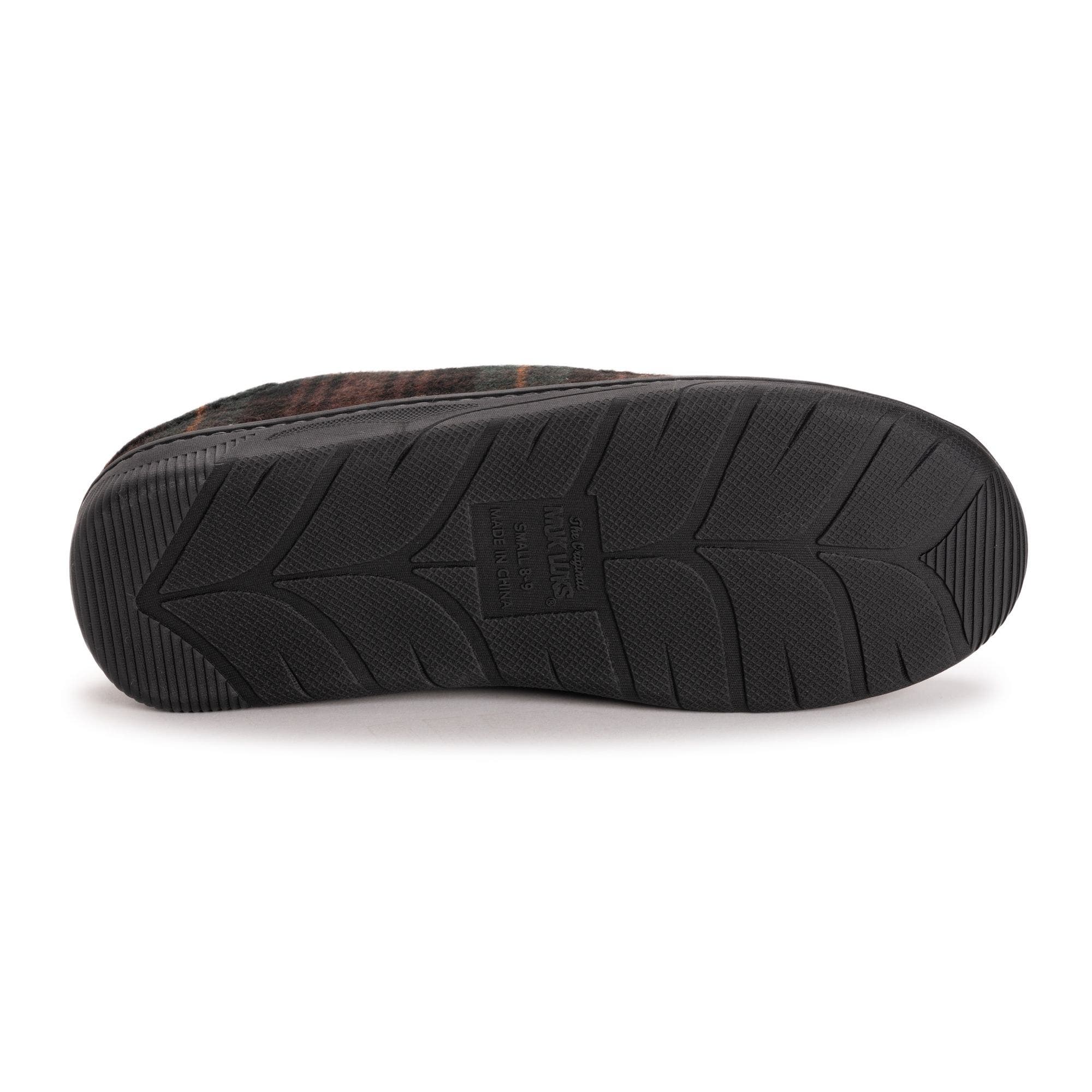 Owen Step-Down Slipper, Alternate, color, Brown Plaid