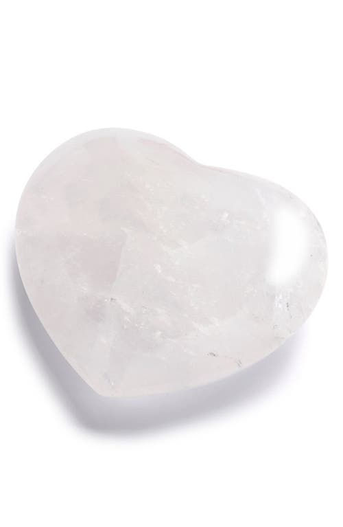 Anna New York Cuore Gemstone Heart In White