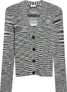 Akris punto Space Dye Merino Wool Rib Cardigan