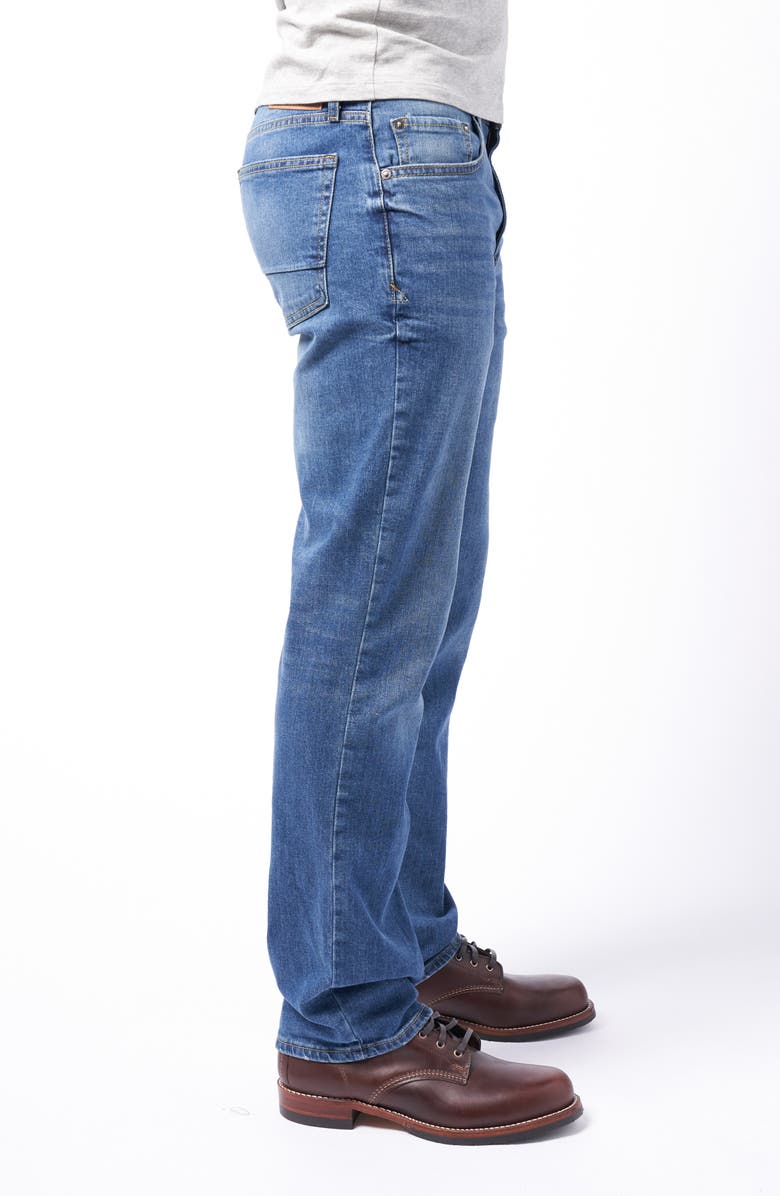 Devil-Dog Dungarees Bootcut Performance Stretch Jeans, Alternate, color, Ash