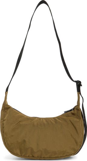 Small Recycled Nylon Crescent Crossbody Bag