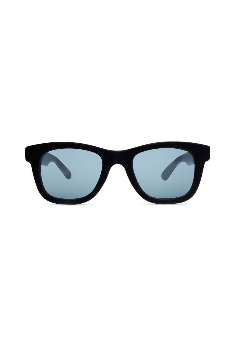 Azzurro Velvet Sunglasses, Main, color, Black