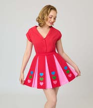Smak Parlour 1960s Pleated Mini Skirt