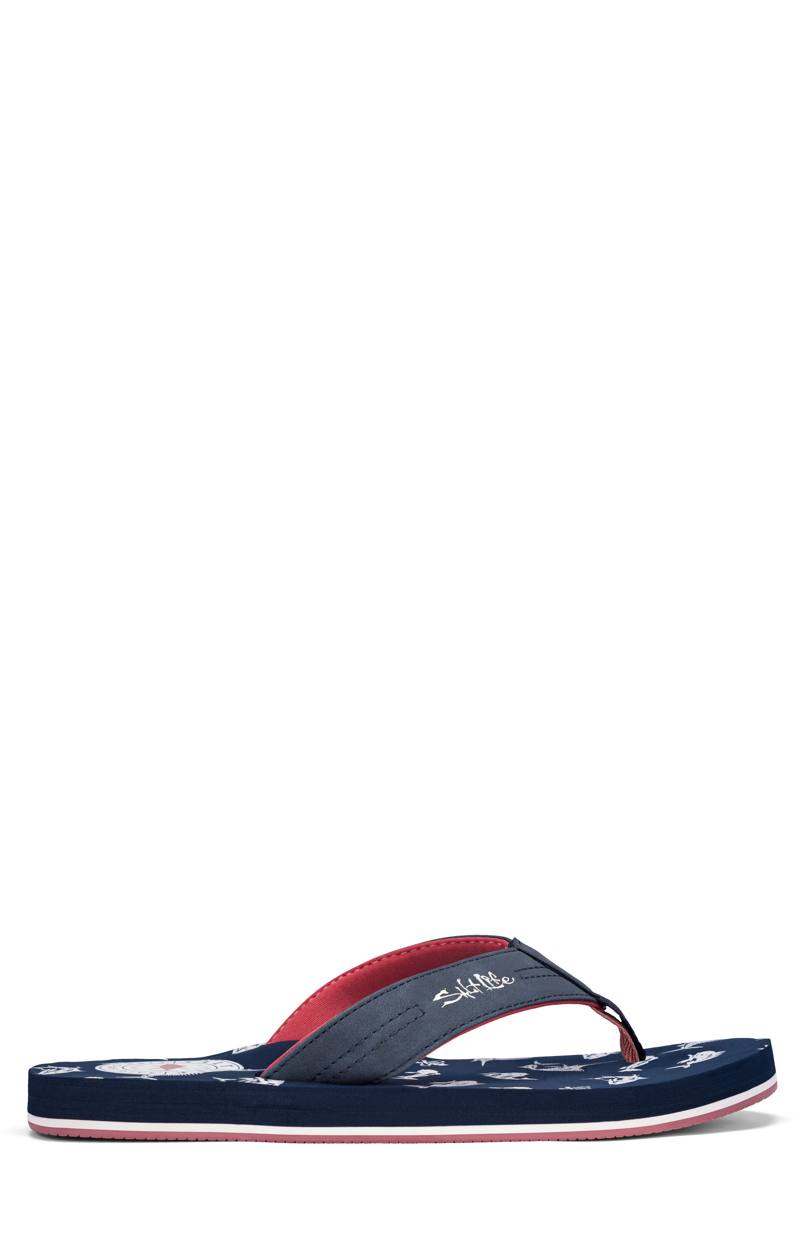 The Harbor Americana Flip Flop, Alternate, color, NAVY