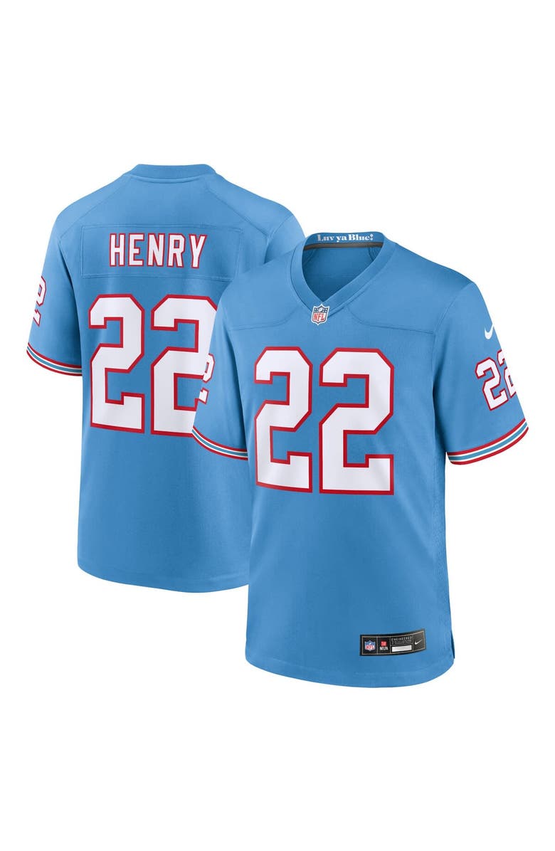 Nike Youth Nike Derrick Henry Light Blue Tennessee Titans Game Jersey, Main, color,