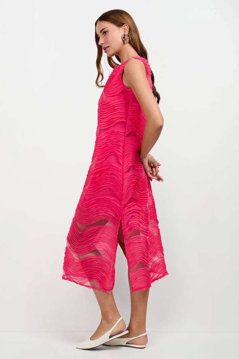 Belisama Dress, Alternate, color, Magenta Milano