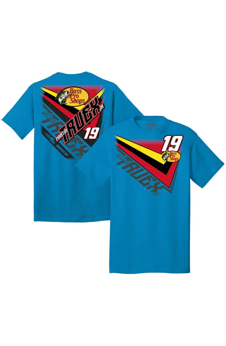JOE GIBBS RACING TEAM COLLECTION Men's Joe Gibbs Racing Team Collection Blue Martin Truex Jr Extreme T-Shirt, Main, color, Blue