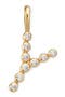  Gold Vermeil Initial Y