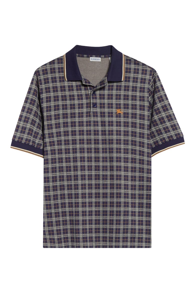 Pelham Tipped Check Polo, Alternate, color, PILOT BLUE CHECK