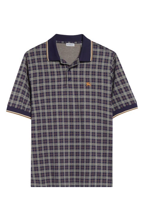 Pelham Tipped Check Polo