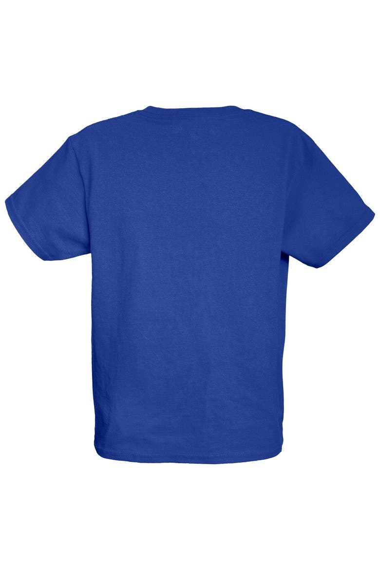 Youth Blue 84 Royal Kansas Jayhawks 2022 NCAA Men's Basketball National Champions Cut The Net T-Shirt, Alternate, color, Royal