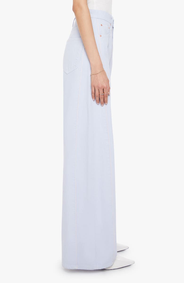 MOTHER The Pipe Dream Sneak Wide Leg Jeans, Alternate, color, Hit The Hay Xenon Blue