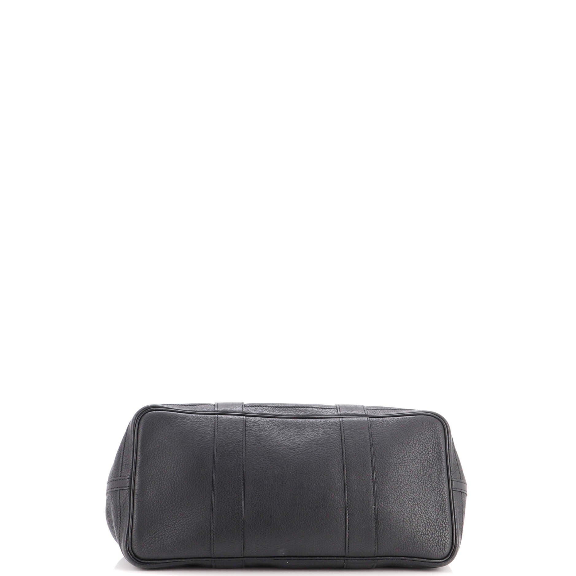 Garden Party Tote Leather 36, Alternate, color, Black