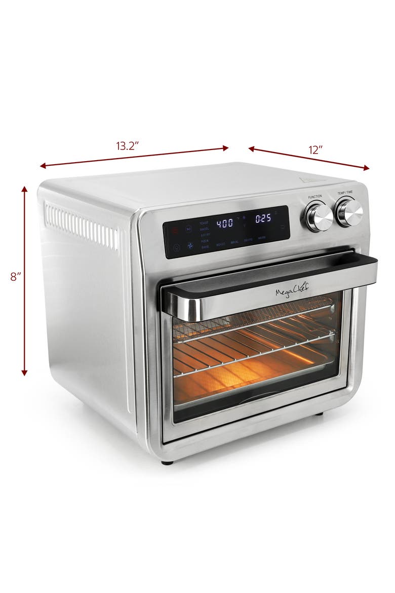 Digital Electric Multi-Function Air Fryer and Counter Top Oven, Alternate, color, Grey